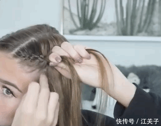 东西|又美又降温,幂姐的编发有点东西