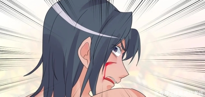  击中|王者漫画：刘邦过去给项羽帮忙，却被玄策的夺命之镰击中背部！