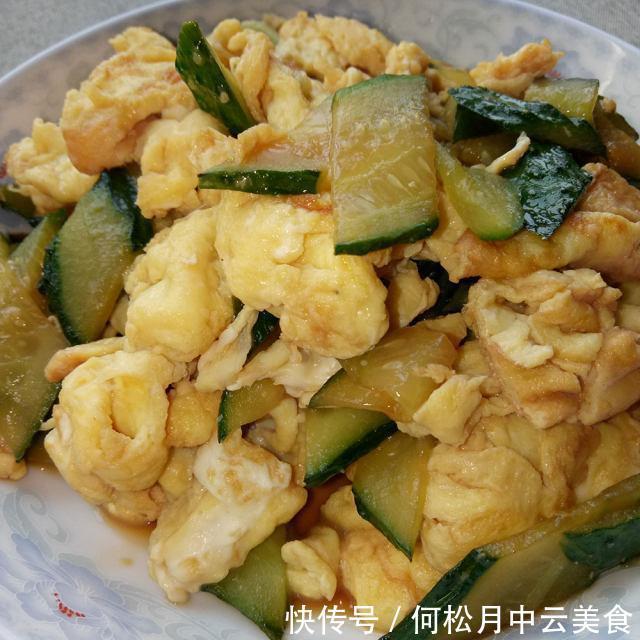 小炒|黄瓜炒鸡蛋,家常快手小炒