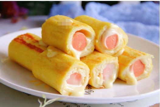 吐司|最近超火的快手早餐,卷一卷5分钟出锅,一口一个真过瘾,好吃