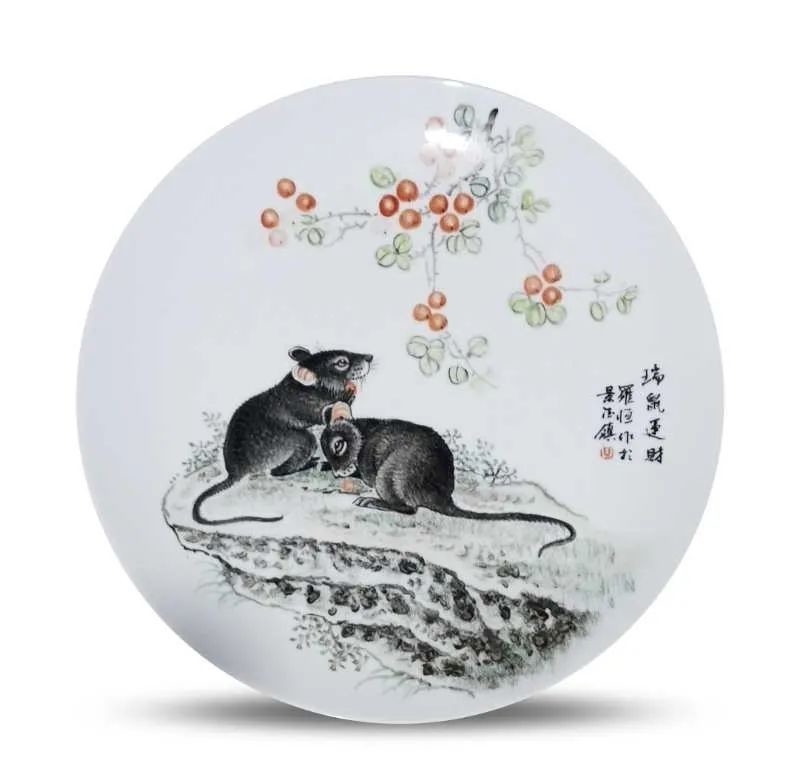 收藏|跨界画家罗恒再次搅热艺术品收藏圈——十二生肖手绘瓷盘 款款都可爱