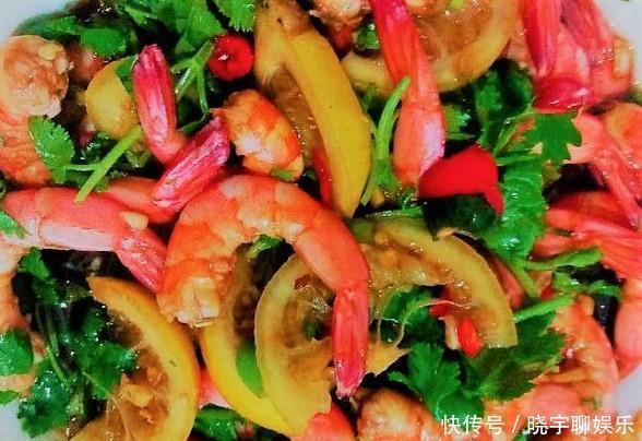 酸辣|夏日美食,酸辣凉拌虾,酸辣开胃超有料,低脂低热不油腻