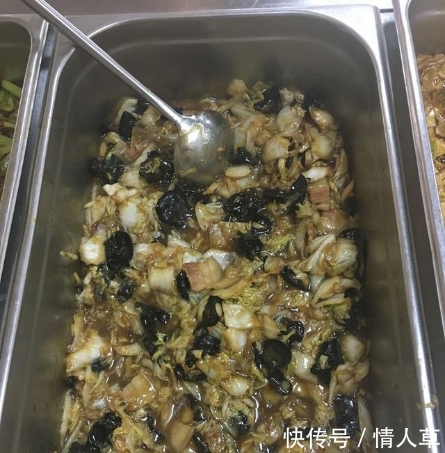  食堂|某国企食堂的晚餐, 一看就是北方的, 能碰到熟人么