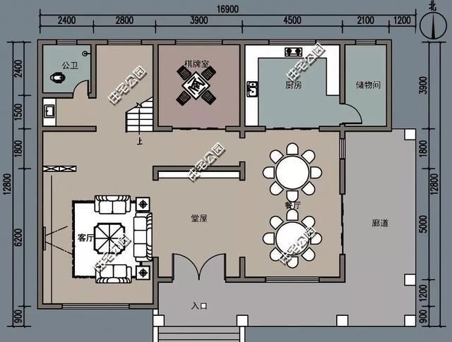 占地尺寸|农村没有堂屋的房子不是好房子,20套户型分享,总有一套看上眼