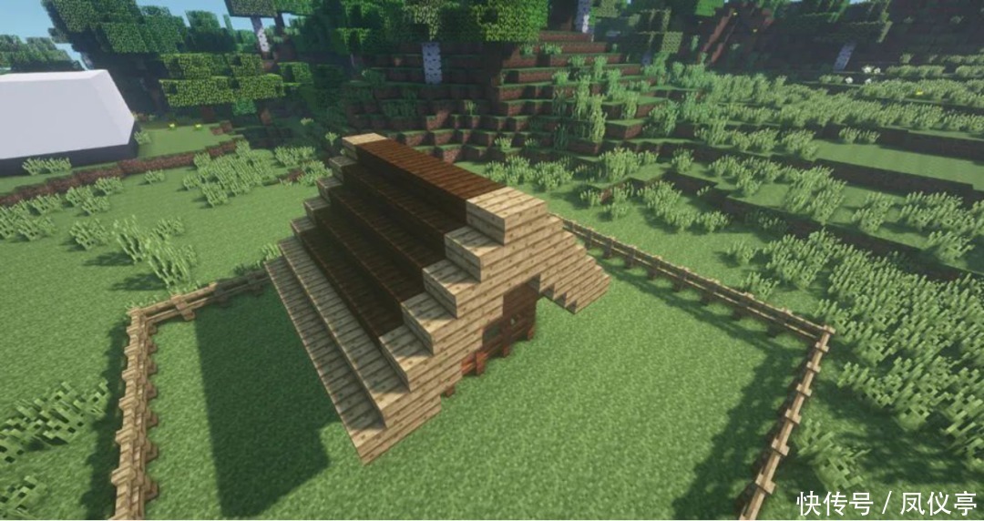 欢木台阶|《我的世界》如此豪华的鸡舍只要两分钟就能学会 还不快收藏下来