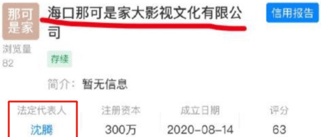 公司|沈腾开夫妻店,公司名字太逗上热搜,不愧是长在笑点上的男人