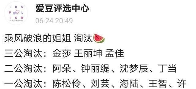 张含韵|《乘风破浪》淘汰名单,大牌全部晋级,网友黄圣依凭什么留下