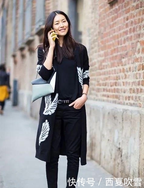 分烟管裤|九分裤+平底鞋,才是早秋最潮搭配