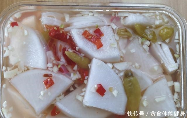 可口|简单好吃的家常腌萝卜,甜酸劲辣,爽脆可口,不错的立春开胃菜