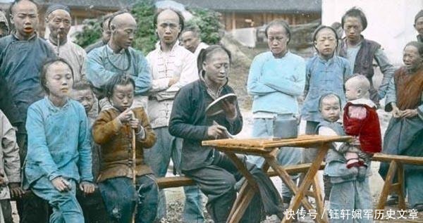 骑兵|晚清上色老照片 袁世凯坐轿出行、冯玉祥骑兵勇武！乞丐衣不遮体