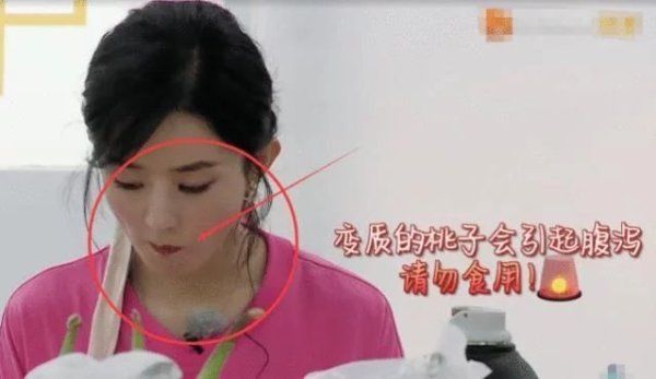 节目组|赵丽颖吃坏桃后腹泻,谁注意字幕4字提醒才知真人秀有多真实