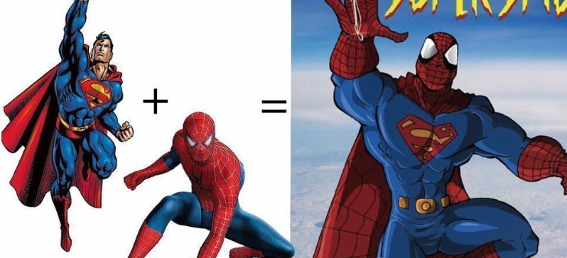  融合|漫威和DC英雄互相融合，融合后的样子刷新三观，网友：绿铁侠？