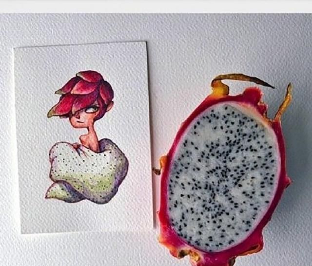 画师|拟人化的水果蔬菜,让这个插画师火爆ins,让人欲罢不能的创意