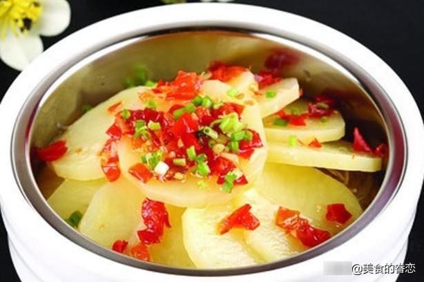 排骨|糯米蒸排骨,橙汁山药,剁椒土豆片,芦笋炒口蘑的做法