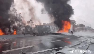  仪表盘上|危化品货车司机边开车边看美女直播，结果……