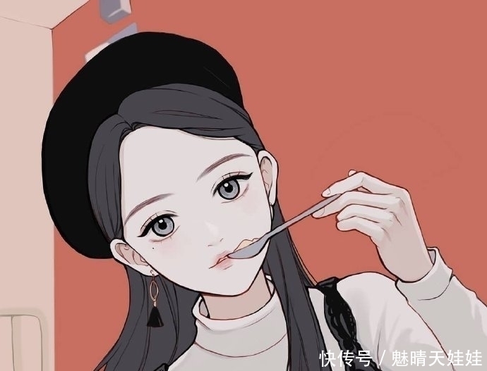  头像|一组少女心十足的好看插画，很适合做卡通动漫头像哦！