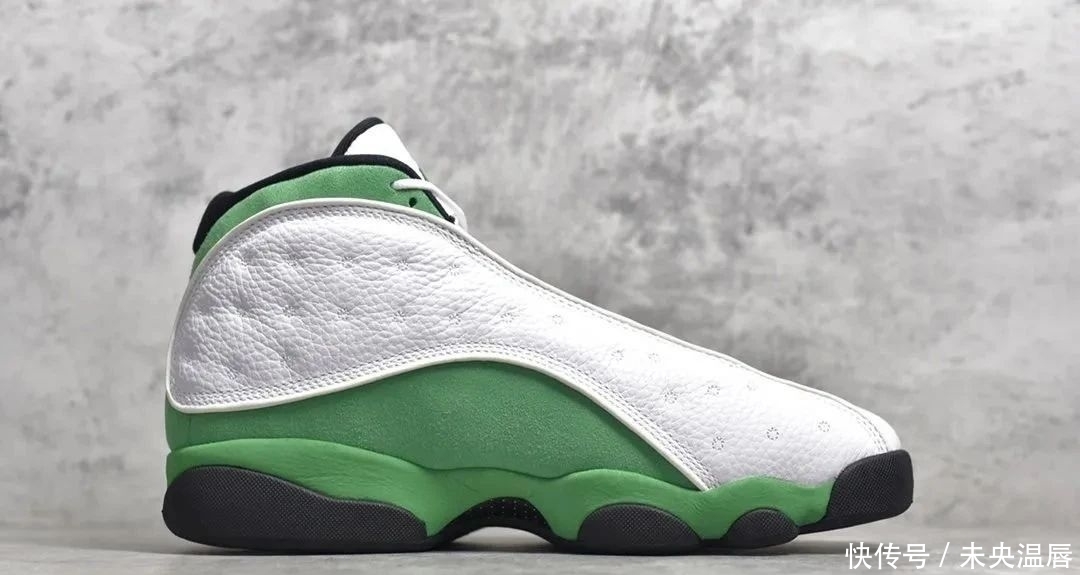 测评|一款酷似雷·阿伦 PE 的配色!AJ13幸运绿开箱测评