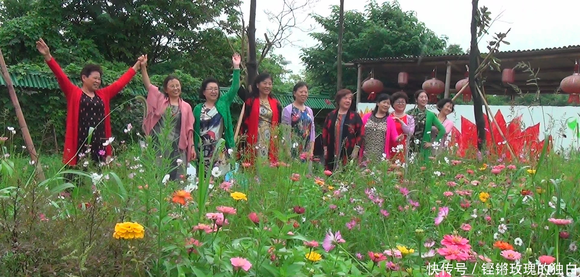 八中|马鞍山八中74届高中女生模特团:南京江宁竹庄生态园雨中走秀(音乐相册)