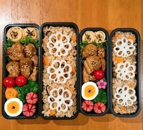 海苔饭团|日本一对兄妹的便当,吸引3万人围观,强迫症表示看起来好爽