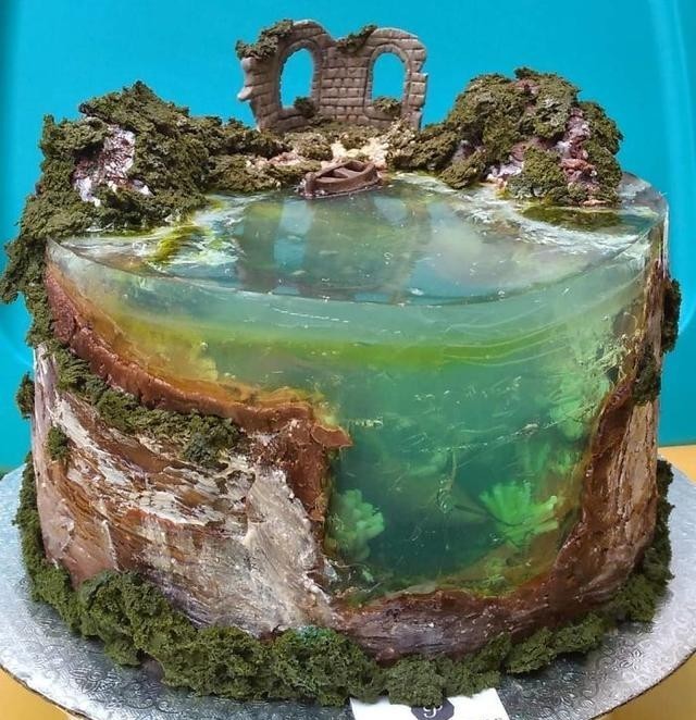 照片|15张“天堂”蛋糕照片:艺术家做蛋糕,好看比好吃更重要