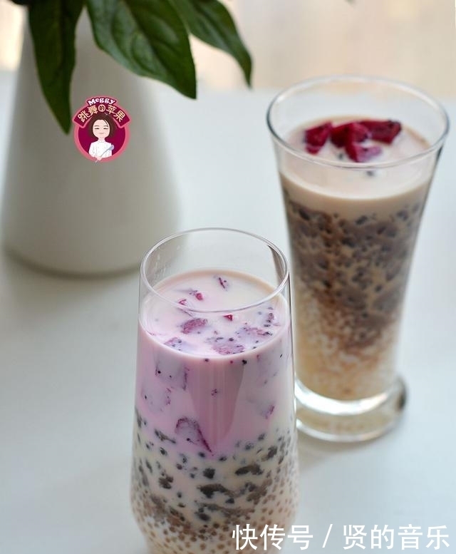 适量|入秋了,往牛奶里加点料,颜值和营养翻倍,蜜红豆怎么都吃不够