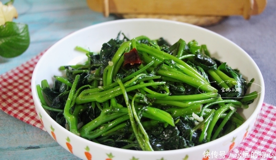 舒服|和红薯是一家的菜,4元一把,晚餐来一盘,吃着肠胃舒服还减肉