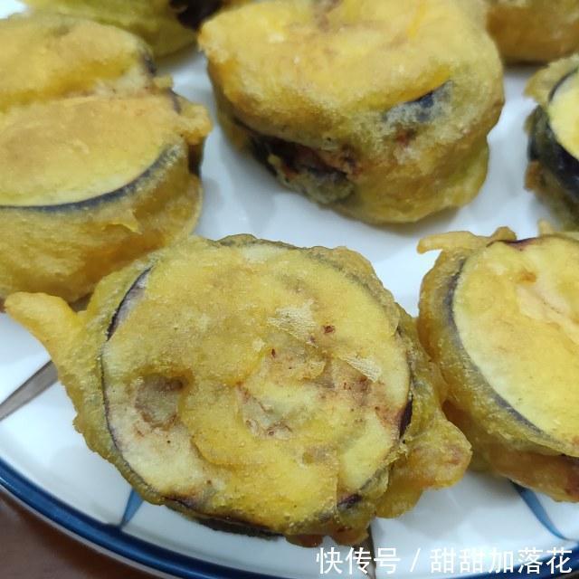 茄盒|夹炸茄盒,一口一个非常美味!