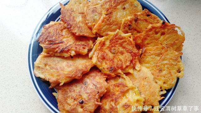 简单|香煎土豆饼这样做,操作简单又好吃,我一顿能吃5个