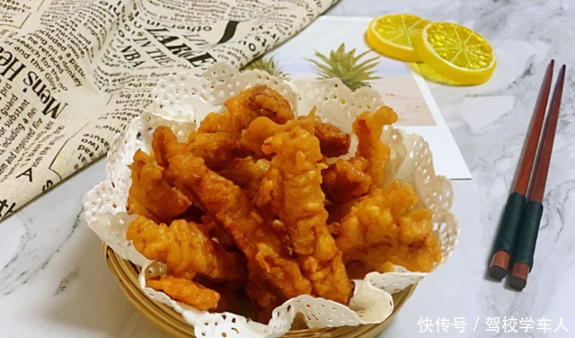金黄|炸酥肉,用面粉用淀粉都不对,大厨教你技巧,金黄酥脆,放凉不软