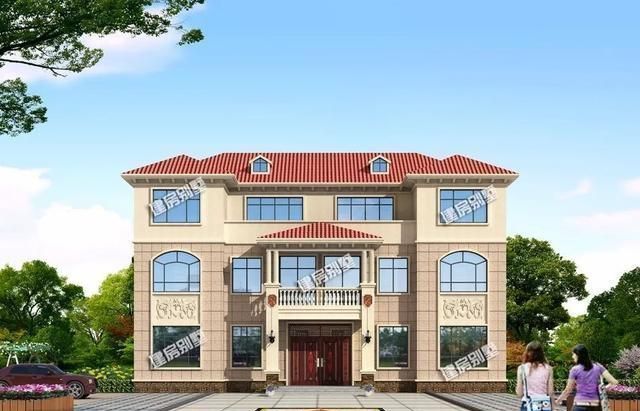 欧式|两栋共堂屋设计的双拼别墅,最受欢迎欧式风,第二栋建的人超多