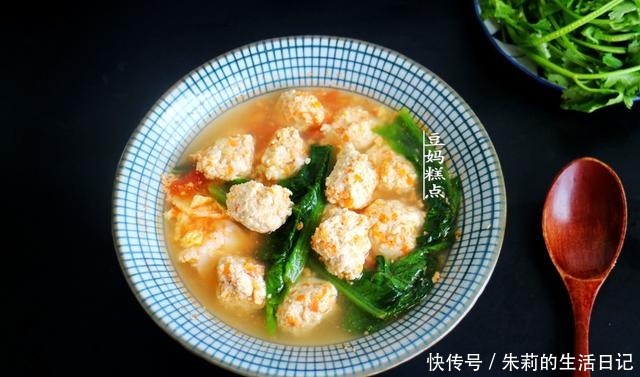 热量|减肥餐,豆腐肉丸子汤,简单又味美,做1次1周就够了