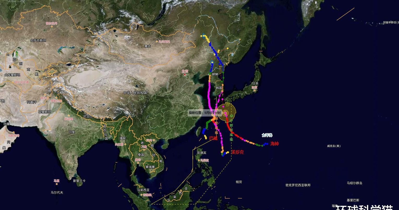 靠近|巅峰17级!“风王”海神预计8日进入东北,会带来什么影响?