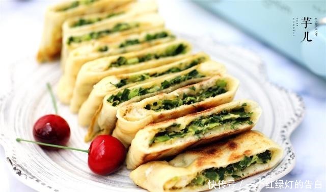 懒人|懒人早餐新吃法,比做韭菜盒子更简单,一卷一煎,香酥可口吃不够