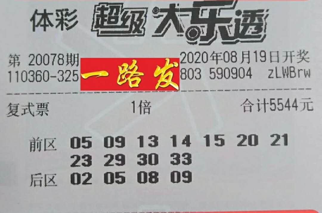 幸运儿|20078期大乐透万元复式票分享，今天谁会是那个幸运儿呢？