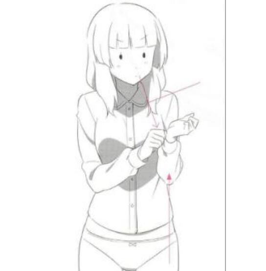 褶皱|动漫女生穿衣服应该怎么画,注意这几个细节,你也会是大神