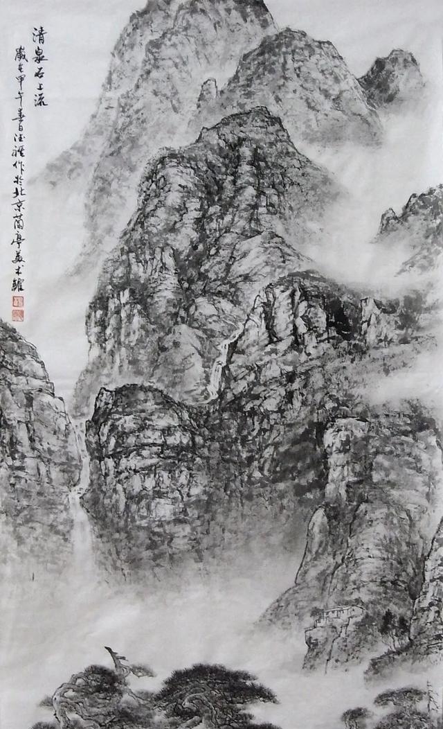 翰墨|华南艺术文化丨 翰墨山水情——杨德祺山水画作品赏析