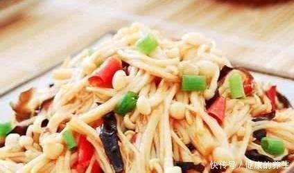 干净|美味可口的凉菜炝拌金针菇,味道更是酸甜可口,又简单易做
