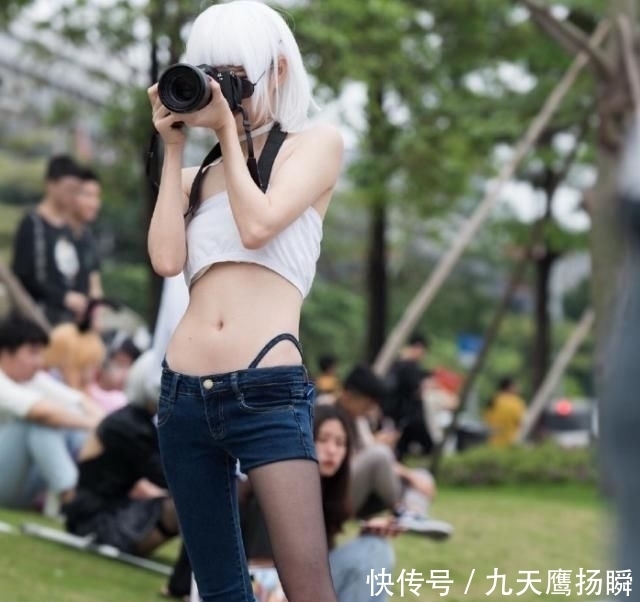 裤子|银发小魔女, 裤子只剩“一条腿”, 网友: 另一条送我