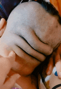 搞笑|搞笑GIF:当孩子第一次发现自己是狼人