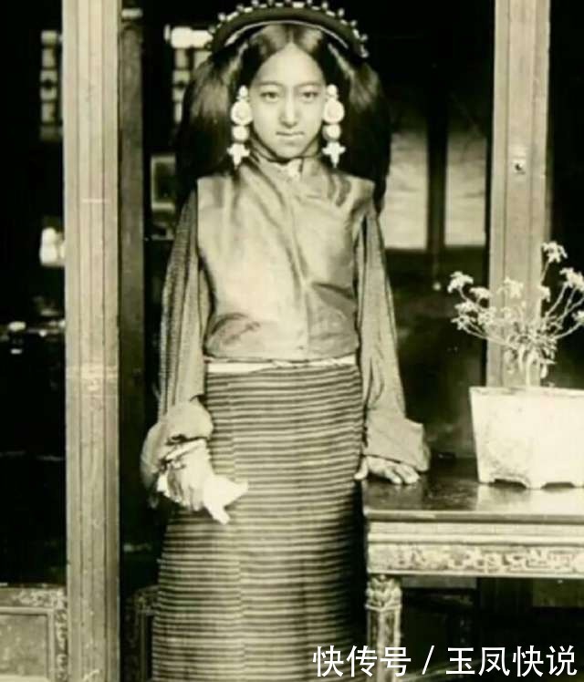 比裹|清末老照片:漂亮的藏族女孩,比裹小脚的满汉女子好看多了