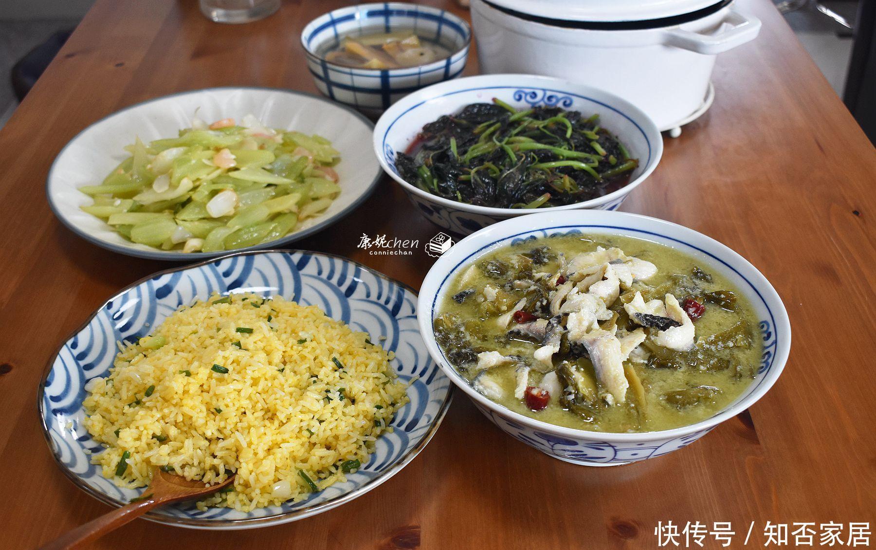 三色糙米饭|晒我家一周饭菜,应季食材换着做,荤素搭配营养合理,顿顿吃光光