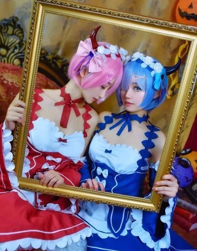 和蕾姆|cos：拉姆和蕾姆，谁是那只最可爱的小恶魔呢？