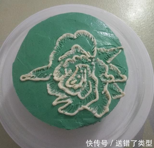 好看|牡丹花刺绣蛋糕,好吃又好看