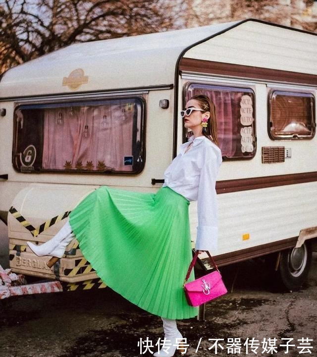 百褶半裙|长裙,恰似秋的温柔!