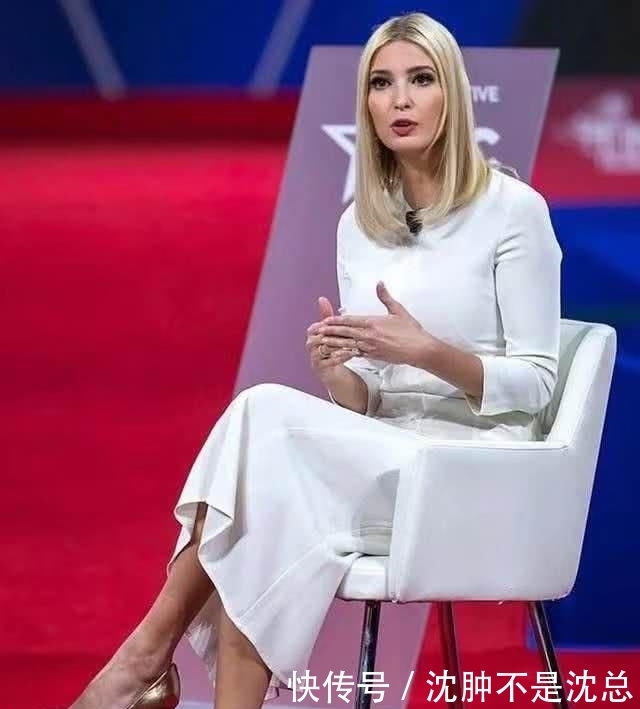  无处|伊万卡身高1米8很烦恼，坐矮凳子太憋屈，大长腿更是“难堪”到无处安放！