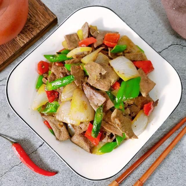 豆瓣酱|不会炒猪肝的,一定要像这样炒鲜香滑嫩,非常好吃,超级下饭哦