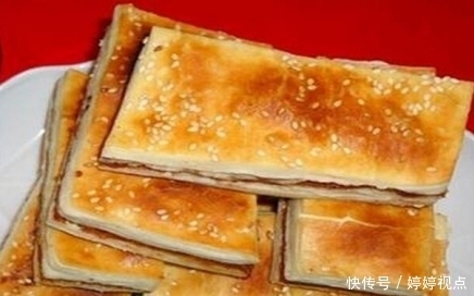 面粉|1碗面粉,1碗豆沙,做家人爱吃的千层饼,层层香软,一盘不够吃