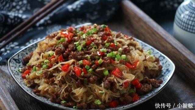 炖菜|1把粉丝1块肉,教你做名菜“蚂蚁上树”,味道香浓比炖菜还好吃