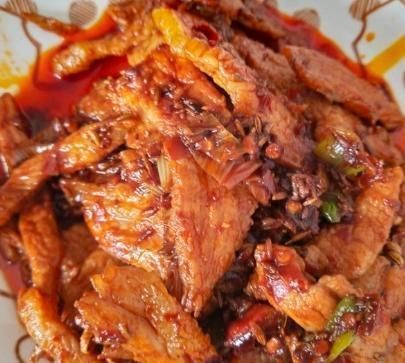 孜然|孜然炒肉,和馒头夹在一起吃,好吃到停不下来