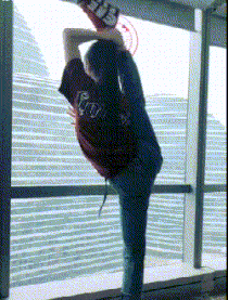 怪不得|搞笑GIF：怪不得打篮球那么好呢？这么小就开始学习了啊！